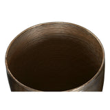 Planter Home ESPRIT Copper Aluminium Modern 50 x 50 x 89 cm 50 x 51 x 89 cm-2