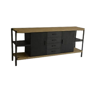 Sideboard Home ESPRIT Metal Fir 186 x 45 x 80 cm-0