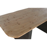 Dining Table Home ESPRIT Natural Dark brown Fir 200 x 90 x 75 cm-6