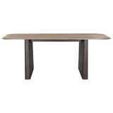 Dining Table Home ESPRIT Natural Dark brown Fir 200 x 90 x 75 cm-1