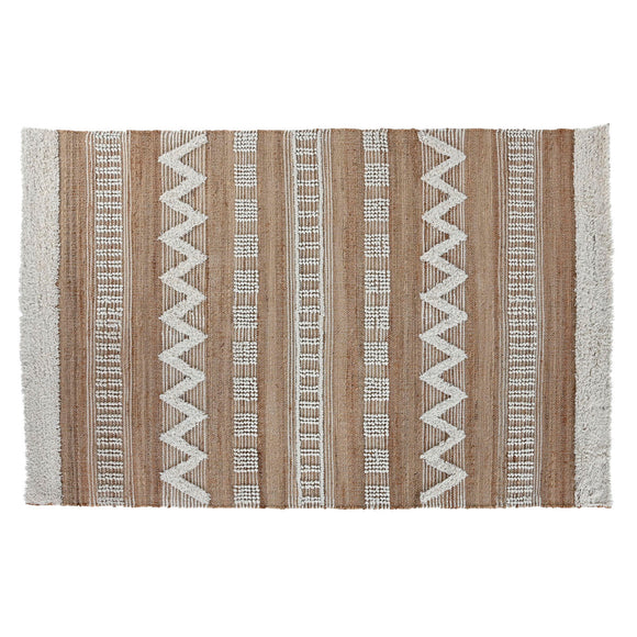 Carpet Home ESPRIT White Brown Boho 160 x 230 x 1 cm-0