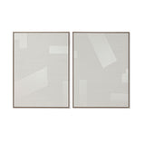 Painting Home ESPRIT White Modern 75 x 4 x 100 cm (2 Units)-0