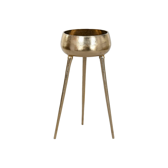 Planter Home ESPRIT Golden Aluminium Modern 46 X 46 X 100 cm-0