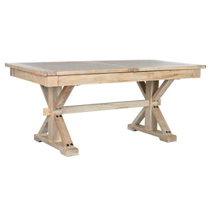 Dining Table Home ESPRIT Natural Recycled Wood Elm wood 180 x 90 x 76 cm-0