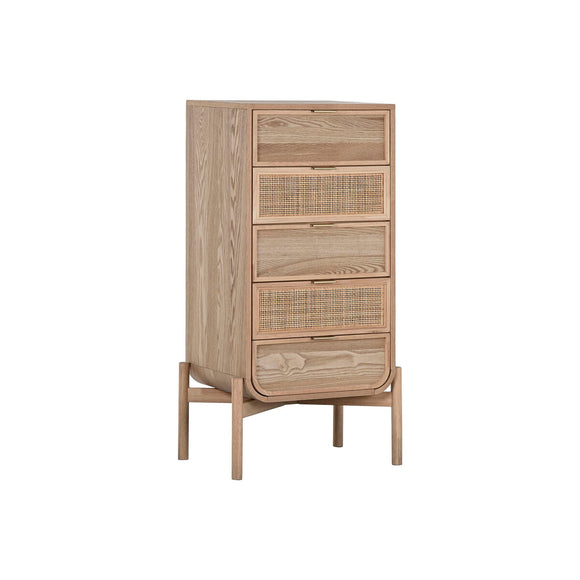 Chest of drawers Home ESPRIT Rattan Fir Tropical 52 x 35 x 100 cm-0