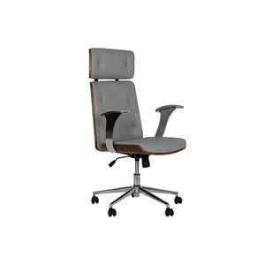 Office Chair with Headrest Home ESPRIT Beige Ivory-0