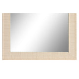 Wall mirror Home ESPRIT Beige Natural 74 X 2 X 162 cm (2 Units)-2