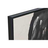 Painting Home ESPRIT Black Beige Colonial African Man 103 x 4,5 x 143 cm (2 Units)-3