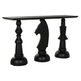 Console Home ESPRIT Black 140 x 40 x 80,5 cm-0