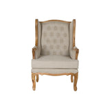 Armchair Home ESPRIT White Natural Mango wood 72 x 75 x 110 cm-5