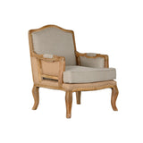 Armchair Home ESPRIT White Natural Mango wood 72 x 80 x 95 cm-0