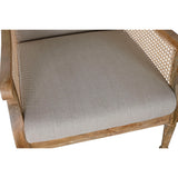 Armchair Home ESPRIT White Natural Mango wood 70 x 75 x 83 cm-4