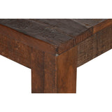 Dining Table Home ESPRIT Natural Recycled Wood 200 x 100 x 76 cm-4