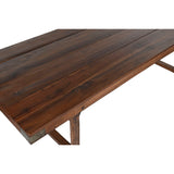 Folding Table Home ESPRIT Natural Recycled Wood 240 x 90 x 77 cm-6