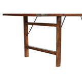 Folding Table Home ESPRIT Natural Recycled Wood 240 x 90 x 77 cm-4