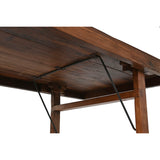 Folding Table Home ESPRIT Natural Recycled Wood 240 x 90 x 77 cm-3