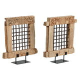 Decorative Figure Home ESPRIT Natural Single part 65 x 18 x 75 cm-6