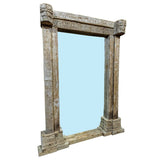 Wall mirror Home ESPRIT Natural 150 x 18 x 210 cm-0