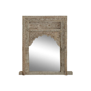 Wall mirror Home ESPRIT Natural 60 x 10 x 85 cm-0