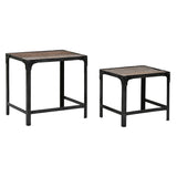 Set of 2 tables Home ESPRIT Natural 48 x 36 x 45 cm-0