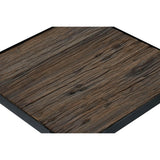 Set of 2 tables Home ESPRIT Black Natural 38 x 38 x 75 cm-4