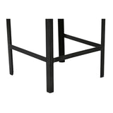 Set of 2 tables Home ESPRIT Black Natural 38 x 38 x 75 cm-2