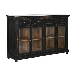 Sideboard Home ESPRIT Black Mango wood 160 x 40 x 100 cm-0