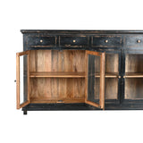 Sideboard Home ESPRIT Black Mango wood 160 x 40 x 100 cm-8