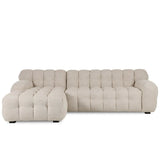 Chaise Longue Sofa Home ESPRIT Beige 272 X 168 X 76 CM-1