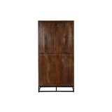 Cupboard Home ESPRIT Natural Recycled Wood 45 x 90 x 180 cm-9