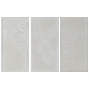 Wall Decoration Home ESPRIT White Modern World Map 180 x 4 x 120 cm (3 Pieces)-0