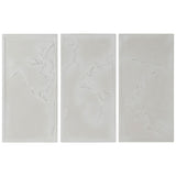 Wall Decoration Home ESPRIT White Modern World Map 180 x 4 x 120 cm (3 Pieces)-0