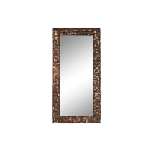 Wall mirror Home ESPRIT Natural 100 X 6 X 200 cm-0