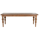 Dining Table Home ESPRIT Teak 220 x 90 x 78 cm-1