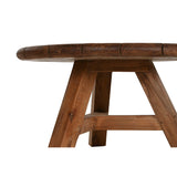 Set of 3 tables Home ESPRIT Teak 80 x 80 x 43 cm-2