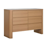 Chest of drawers Home ESPRIT Natural Light grey Modern 120 x 40 x 80 cm-0