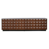 TV furniture Home ESPRIT Brown Black 161,2 X 40 X 45,5 cm-1