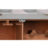 Bottle rack Home ESPRIT Grey Sky blue 77 x 41 x 64 cm-3