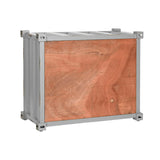 Bottle rack Home ESPRIT Grey Sky blue 77 x 41 x 64 cm-2