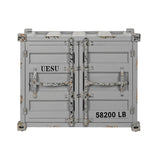 Bottle rack Home ESPRIT Grey Sky blue 77 x 41 x 64 cm-1