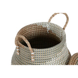 Basket set Home ESPRIT Orange Natural Seagrass (2 Pieces)-1