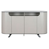 Sideboard Home ESPRIT White Beige Marble Steel 150 x 40 x 86 cm-1