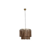 Ceiling Light Home ESPRIT Brown Golden Wood Metal Mango wood 50 W 60 x 60 x 48 cm-0