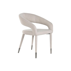 Dining Chair Home ESPRIT Beige Polyester Metal 57,5 X 60 X 81 cm-0