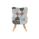 Armchair Home ESPRIT Polyester Metal MDF Wood 68 X 78 X 95 cm-2