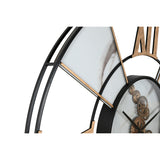 Wall Clock Home ESPRIT White Black Golden Metal 142 X 9 X 142 cm-3