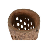 Vase Home ESPRIT Natural Teak 30 x 30 x 75 cm 30 x 31 x 76,5 cm-2