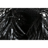 Lamp Shade Home ESPRIT Black Raffia 60 x 60 x 80 cm-1