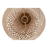 Lamp Shade Home ESPRIT Natural Bamboo Teak 35 x 35 x 85 cm (2 Units)-1