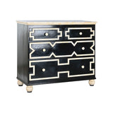 Chest of drawers Home ESPRIT Black 111 x 51 x 99 cm-0